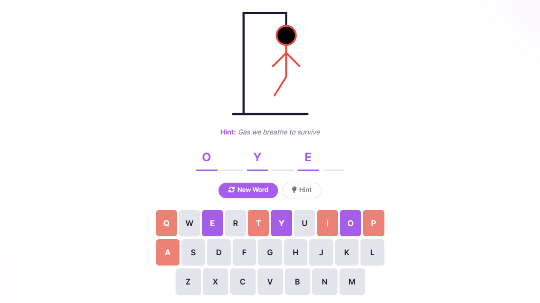 Hangman Game Preview
