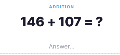 Infinite Math Quiz Game Preview