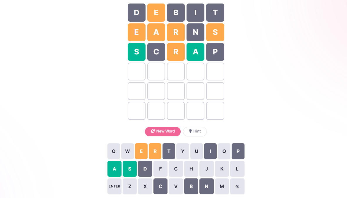 Word Guess Game Preview